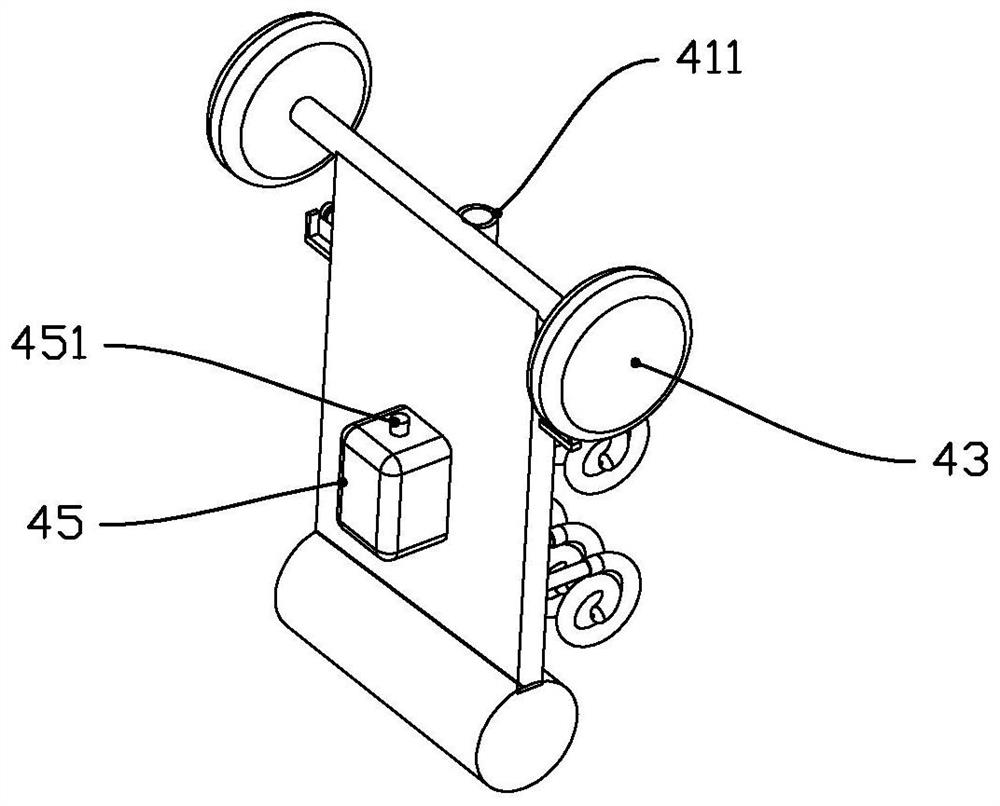 A repelling part for repelling poultry