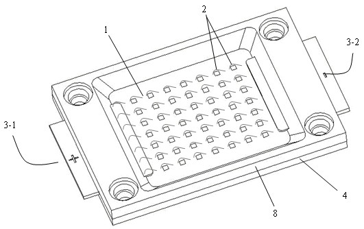Integrated LED (light emitting diode) module with thin fly's-eye lens