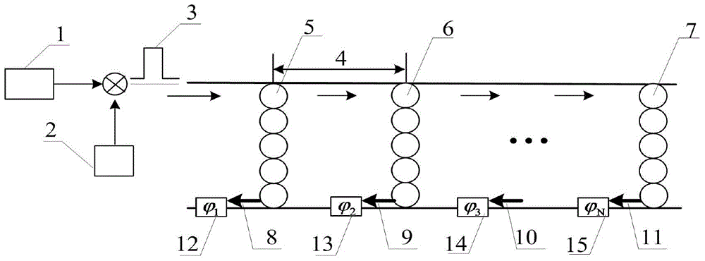 Two dimensional coherent optical code division multiple access (OCDMA) coder and decoder based on coupling cascaded microring array