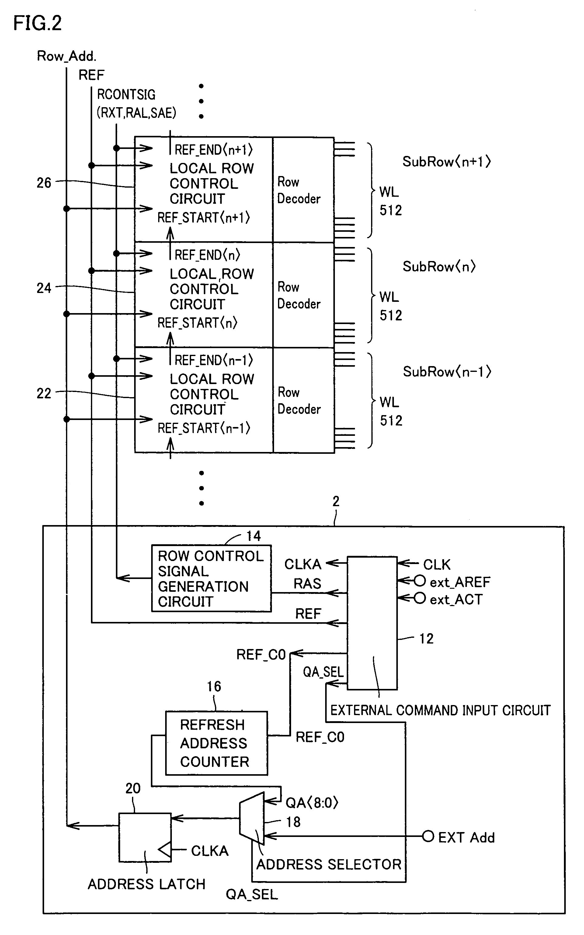 Semiconductor memory device having easily redesigned memory capacity