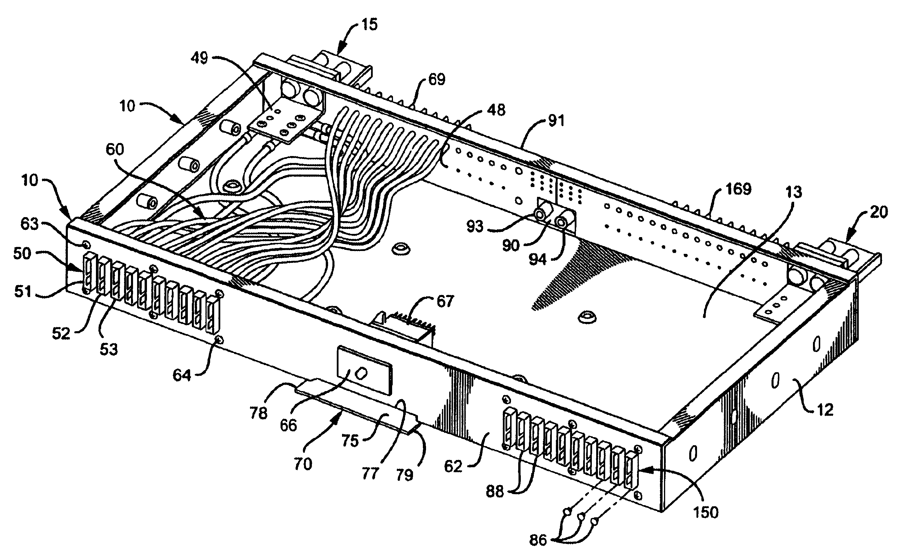 Electric apparatus with electric terminals and fused structures