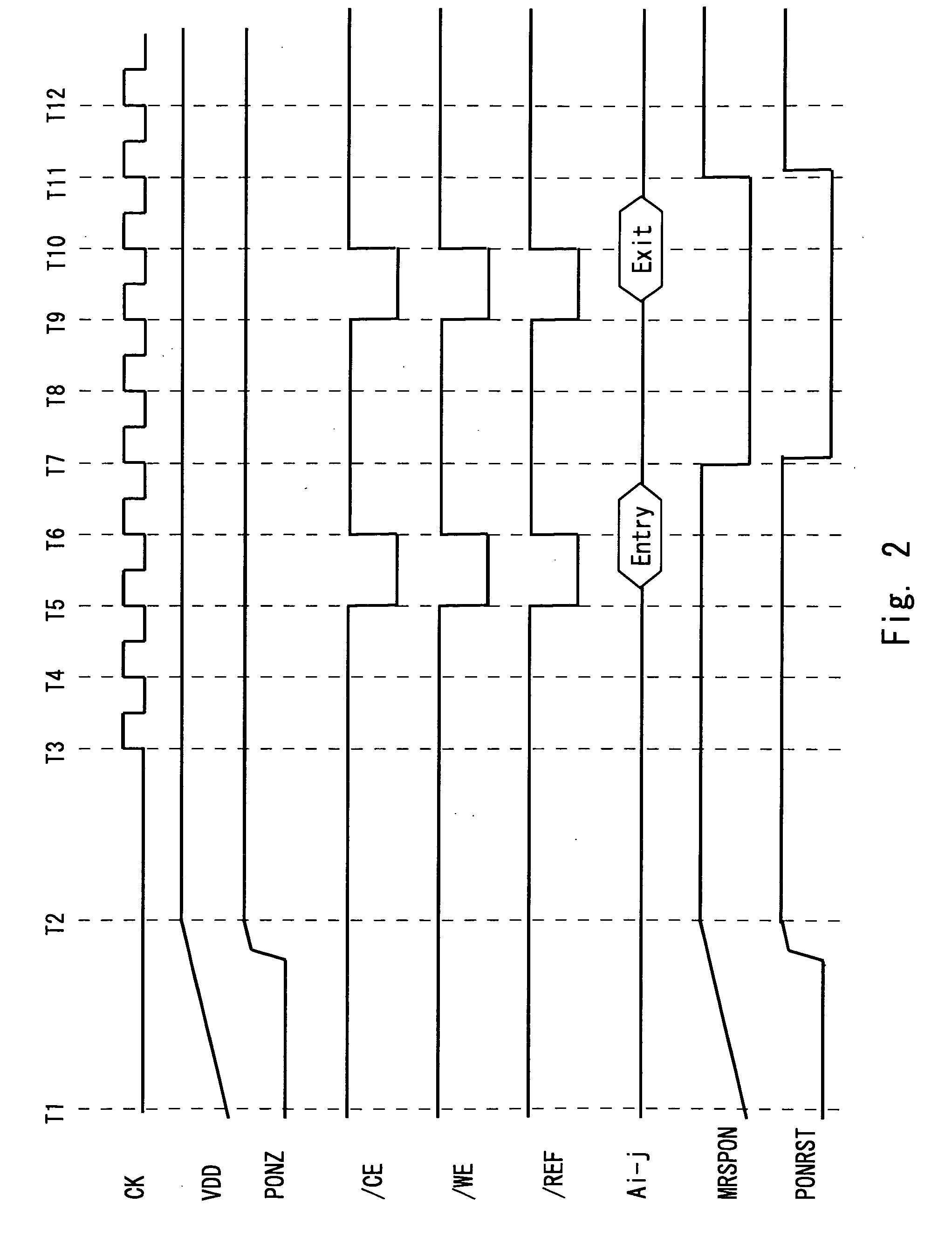 Semiconductor storage device and resetting method for a semiconductor storage device
