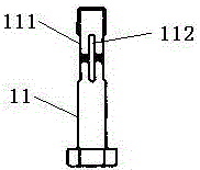 Replaceable modular comb-shaped shock-absorbing and isolating support and preparation method thereof