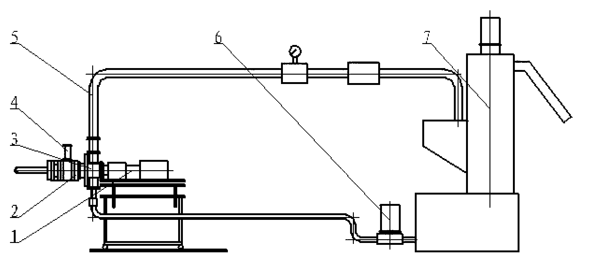 Underwater granulation apparatus used for polymer extrusion foaming