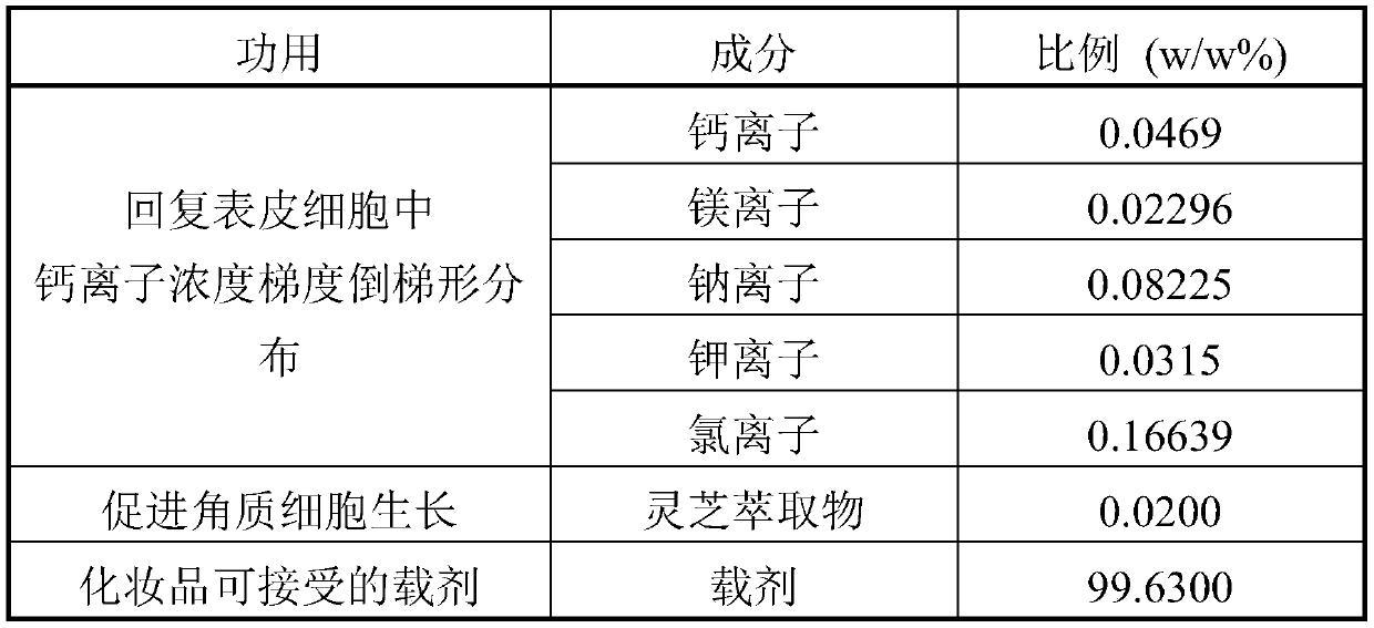 Composition for repairing skin barrier and application thereof