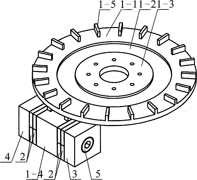 Ring type standing-wave ultrasonic motor vibrator of cantilever bending vibration transducer