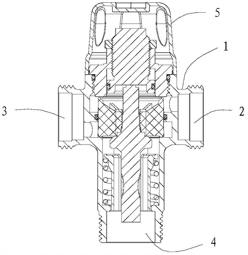 Water mixing device
