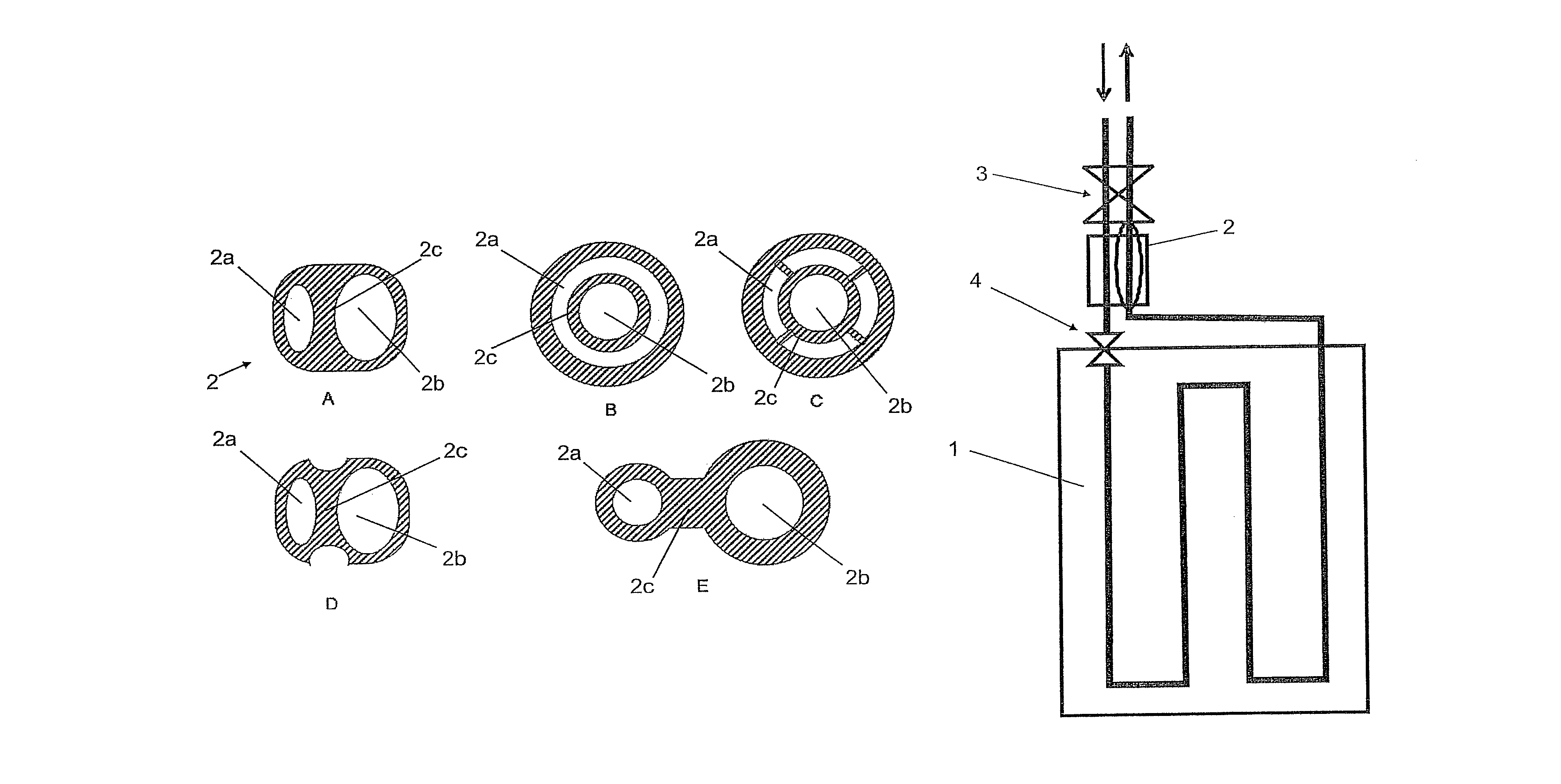 Evaporator for a refrigeration circuit