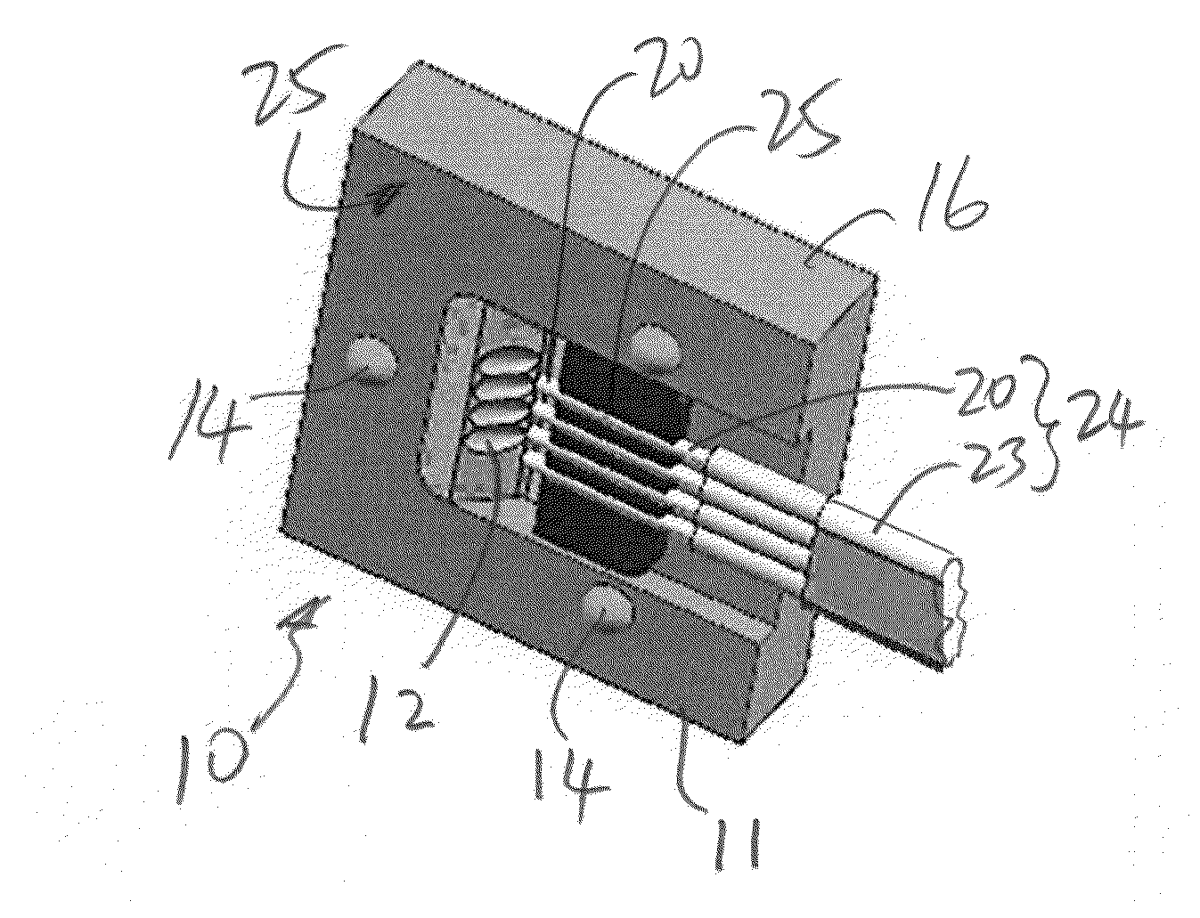 Demountable optical connector for optoelectronic devices
