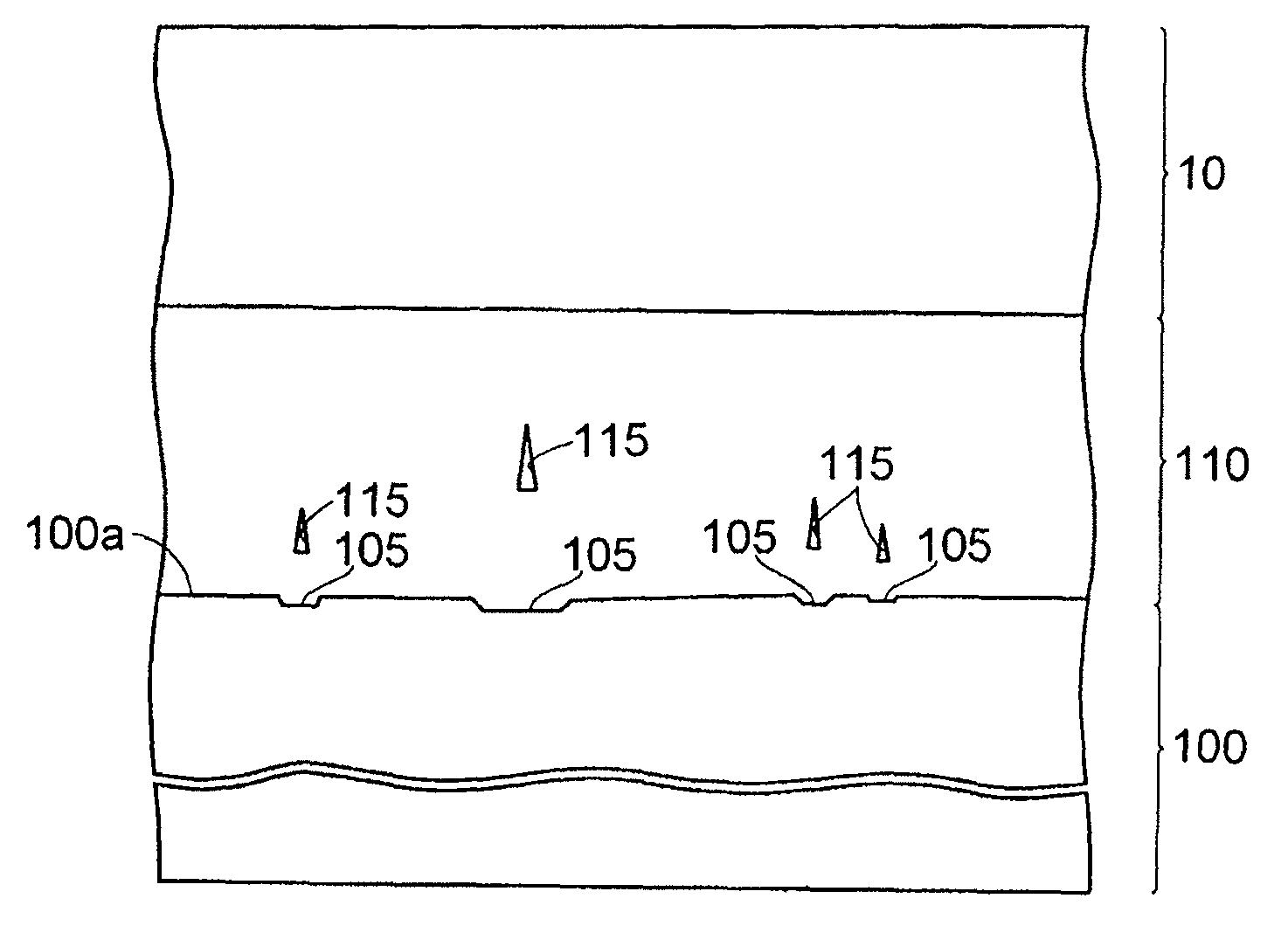 Semiconductor device having aluminum nitride layer with void formed therein