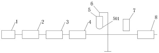 A production process and device for improving the coding fastness of pp-r pipeline ink