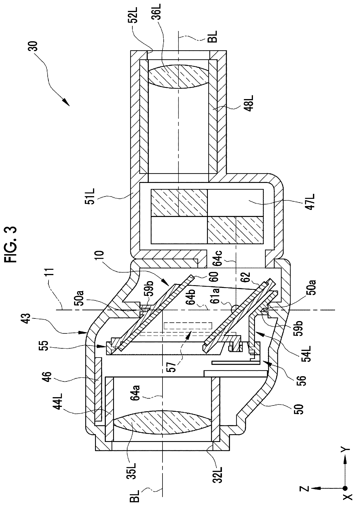 Anti-vibration device and binocle