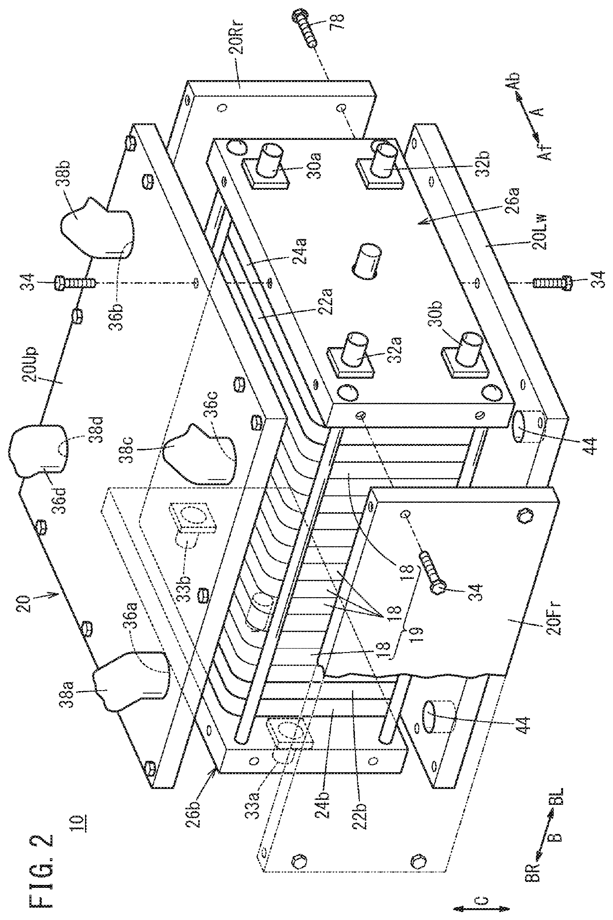 In-vehicle fuel cell stack