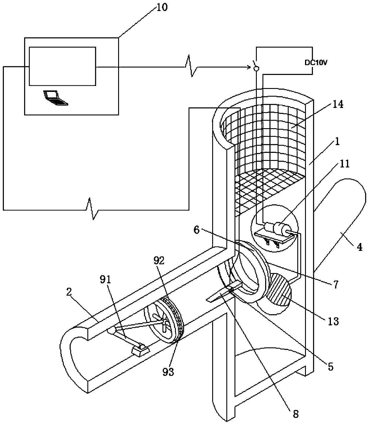 A combined interception well for cleaning and diverting sewage