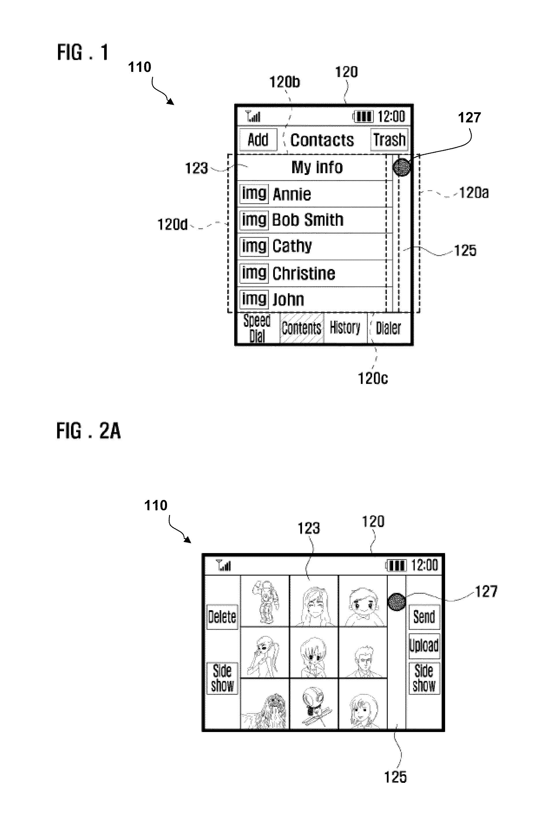 Terminal having touchscreen and method for searching data thereof