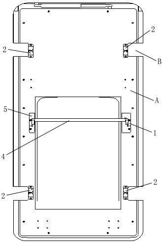 Vehicle emergency evacuation door lock and train thereof