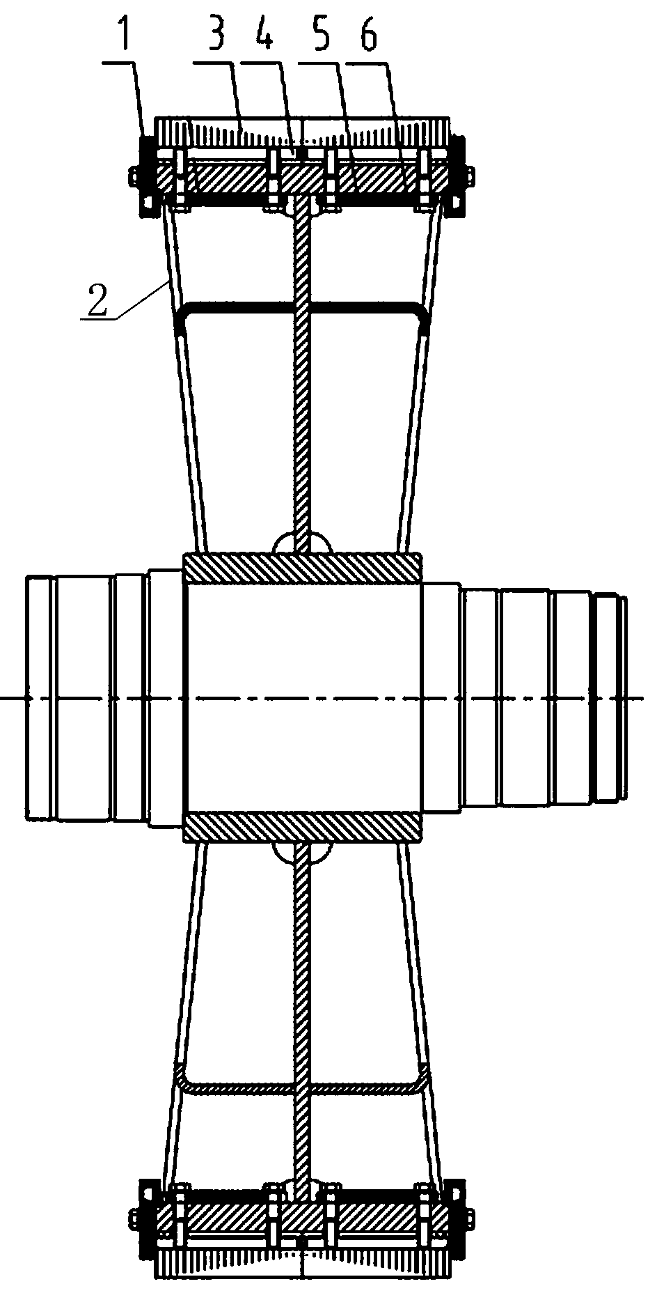 Compact permanent magnet wind generator rotor