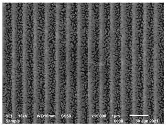 Method for preparing large-area nano-metal photonic crystal by hot-pressing printing