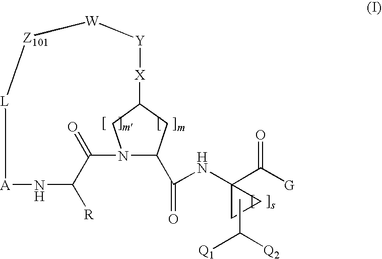 Difluoromethyl-containing macrocyclic compounds as hepatitis C virus inhibitors