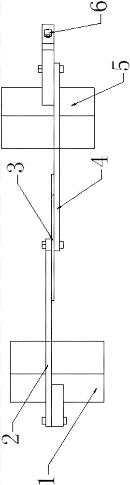 Balancing weight installation position measurement device in dynamic balance test