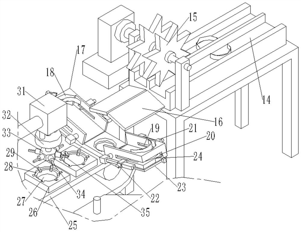 Bearing bush automatic processing transmission line and technology