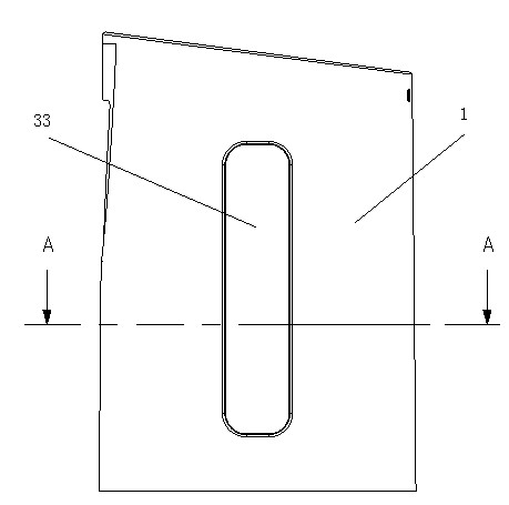 Stainless steel water window structure of water jug