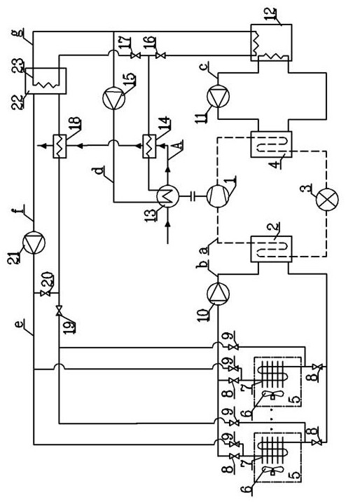 Fuel heat pump system with high efficiency defrosting and operation method thereof