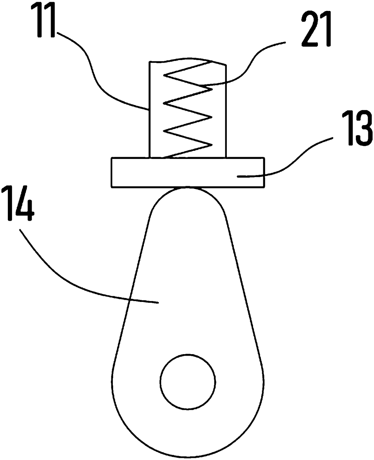 Solid waste efficient crushing device for environmental protection treatment