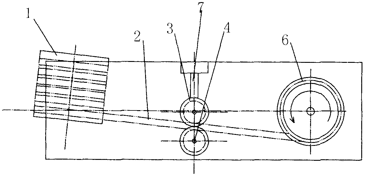 Tube discharging mechanism of tube bender