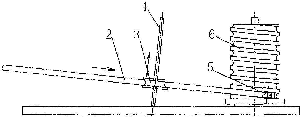 Tube discharging mechanism of tube bender