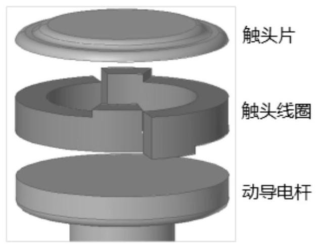 Double-coil contact structure of vacuum interrupter in mechanical HVDC circuit breaker