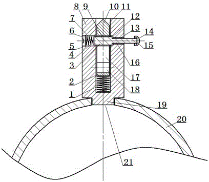 Hidden type defensive ring