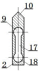 Hidden type defensive ring