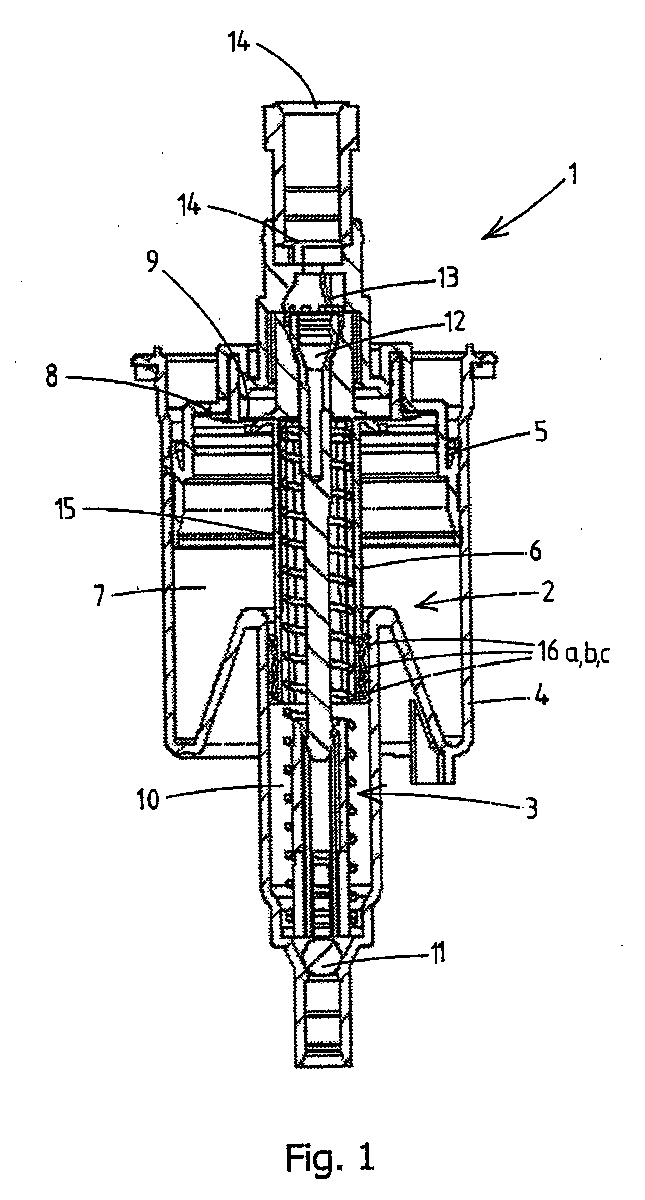 Dispensing device with piston pump
