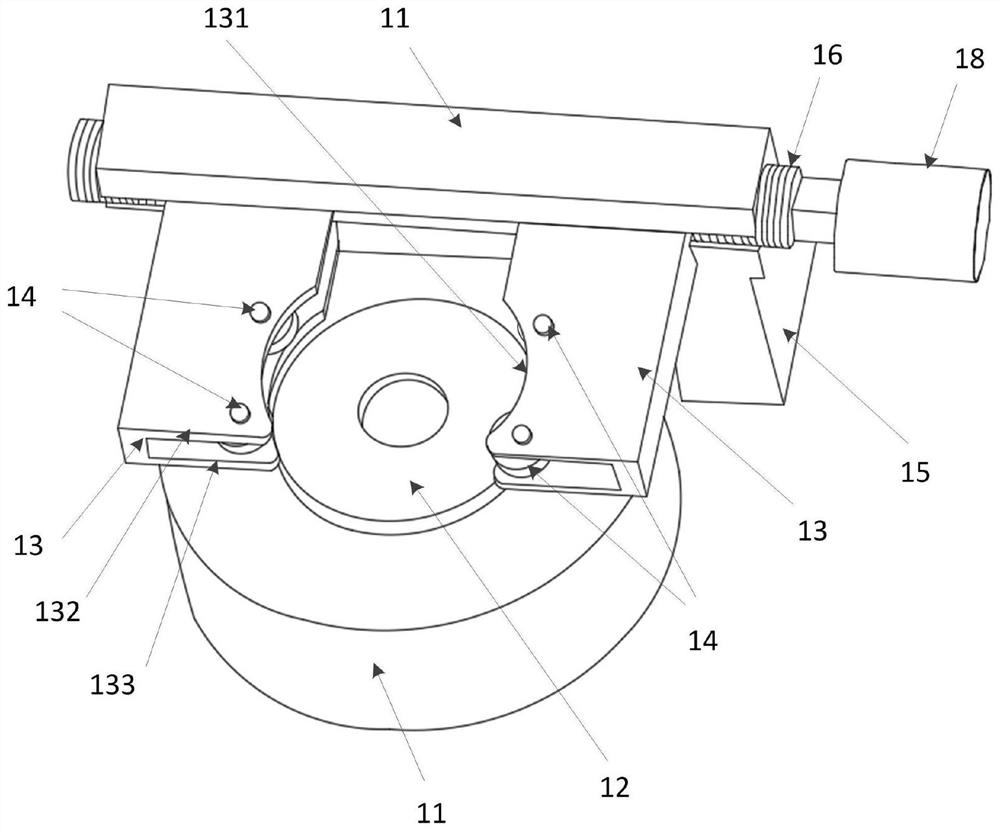 Universal clamp for loudspeaker manufacturing