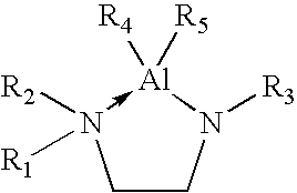 Organoaluminum precursor compounds