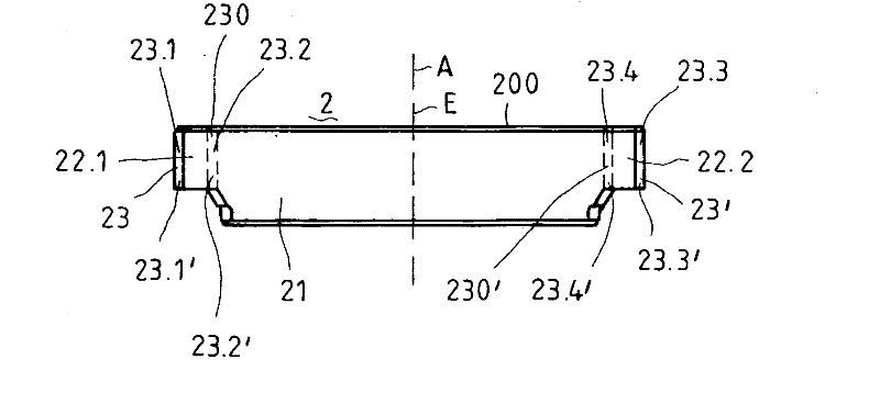Adjustable axial piston machine having a bearing shell for the pivot cradle