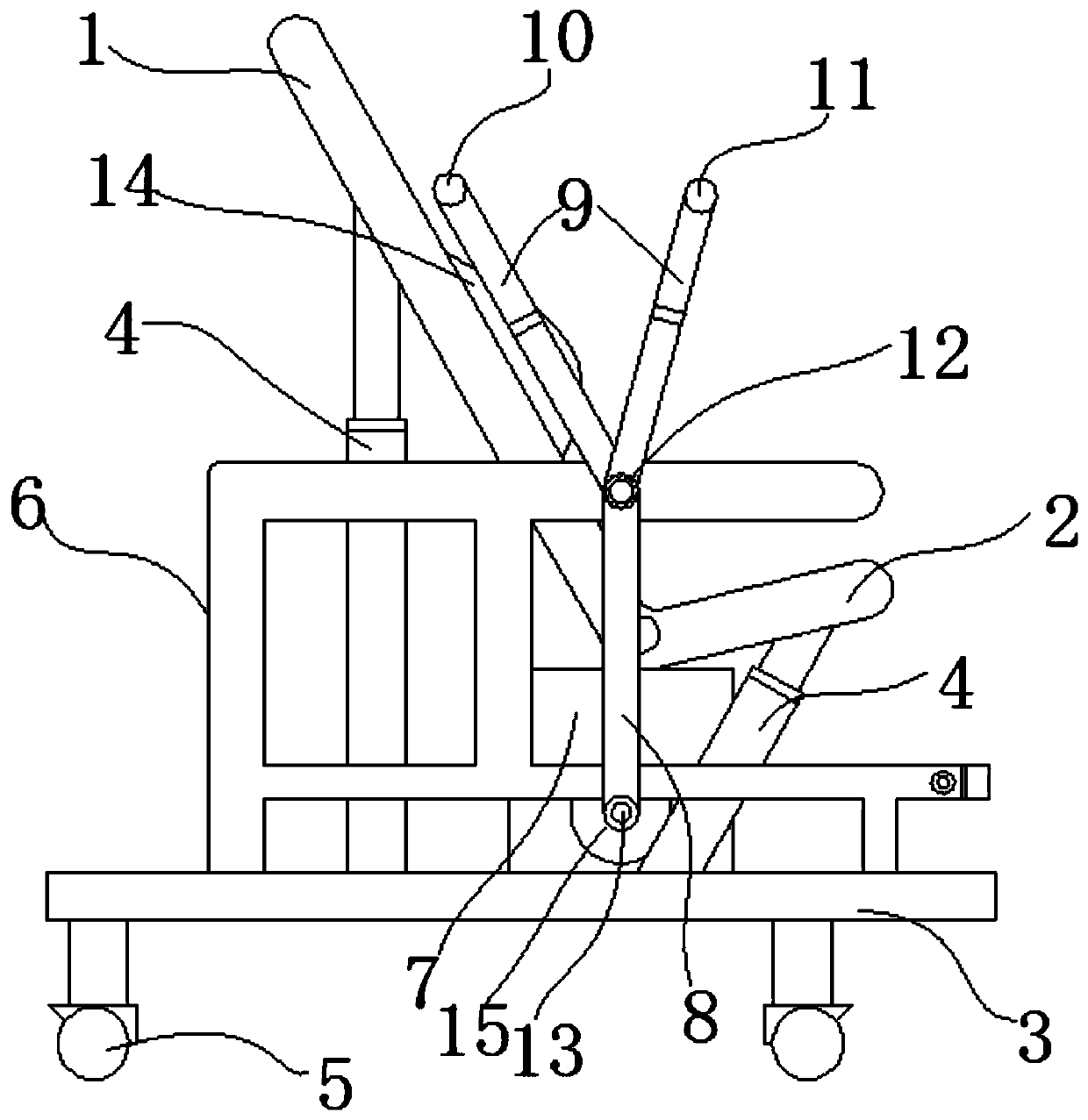 Torso muscle group flexionand extension strength training, test seat, and using method of the test seat