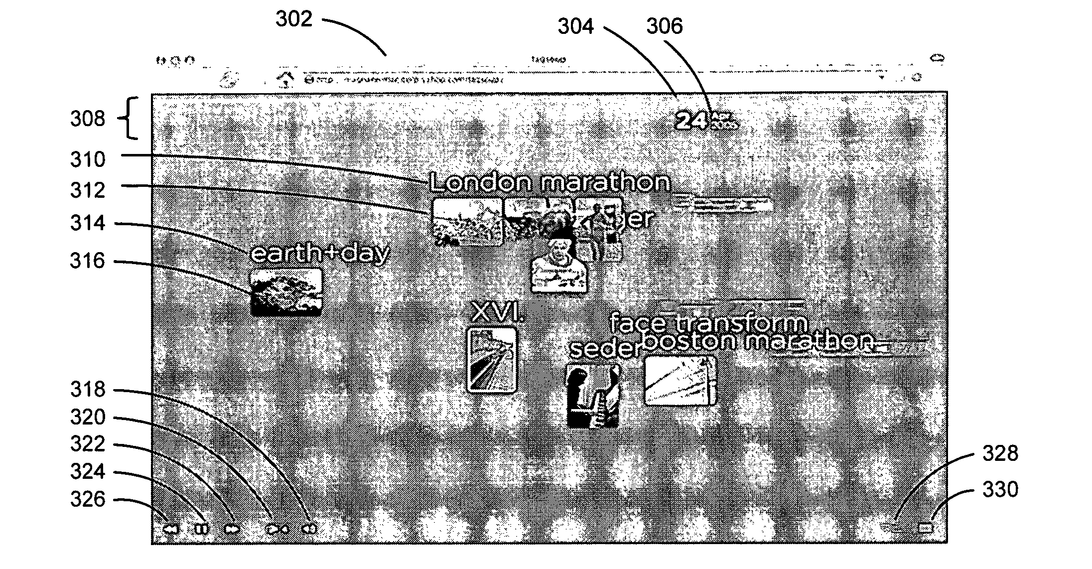 System and method for visualizing the temporal evolution of object metadata