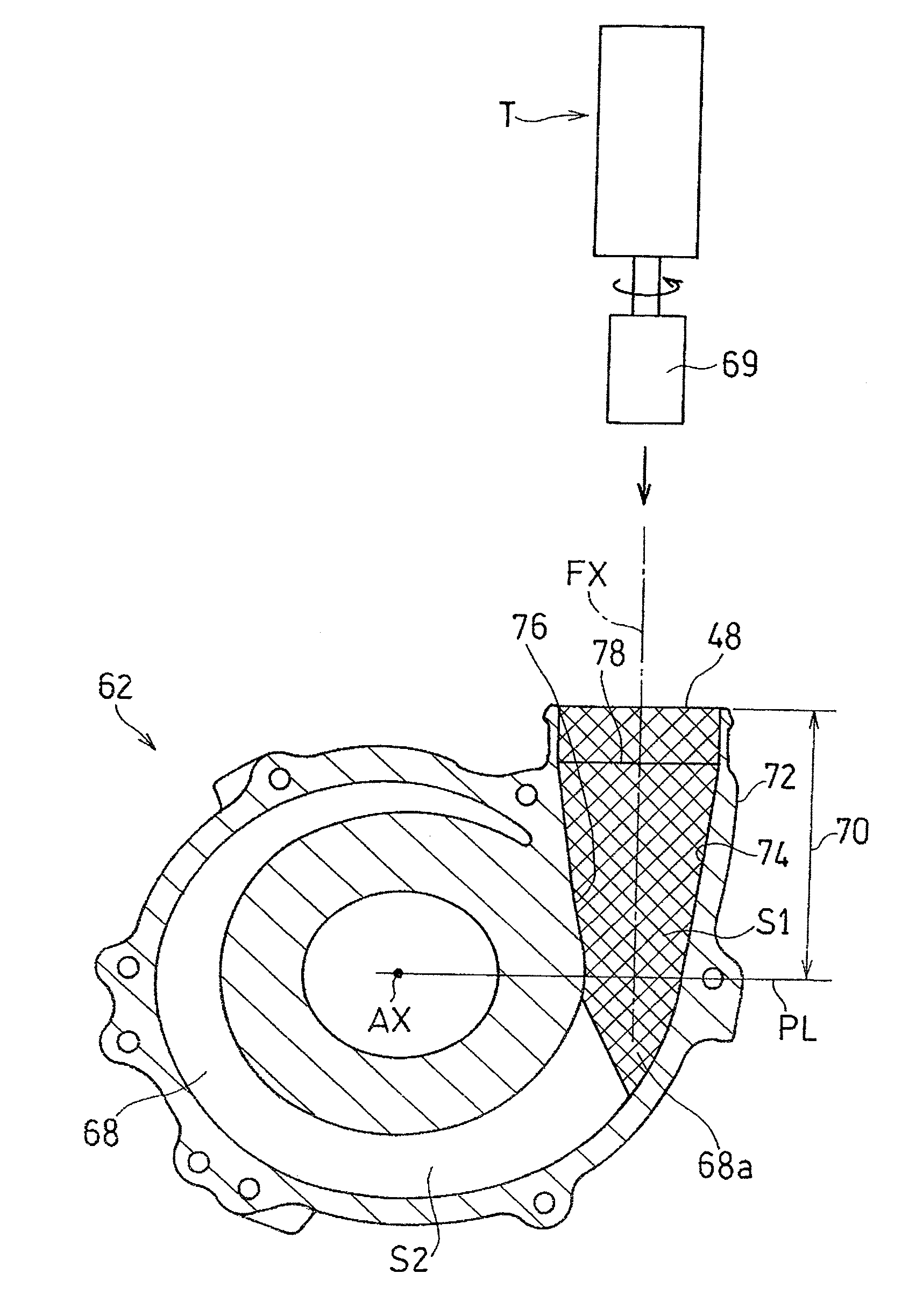 Supercharger for engine