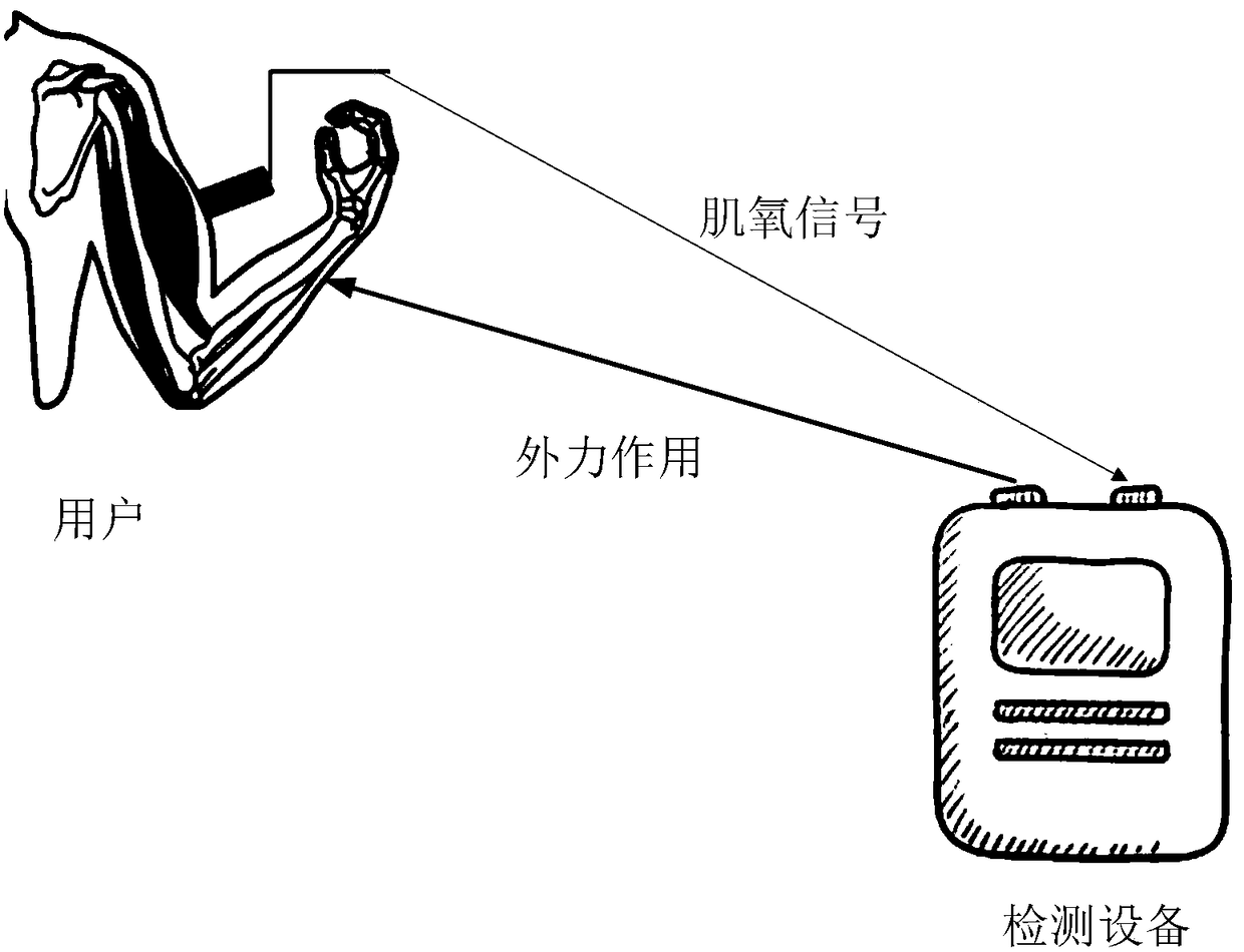 Method, device and storage medium for detecting muscle exogenous fatigue degree