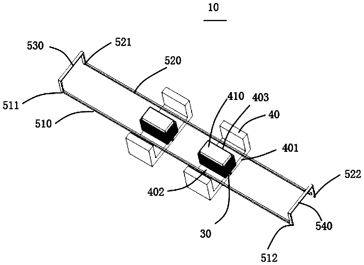 Magnetic coupling mechanism for wireless power supply of rail transit