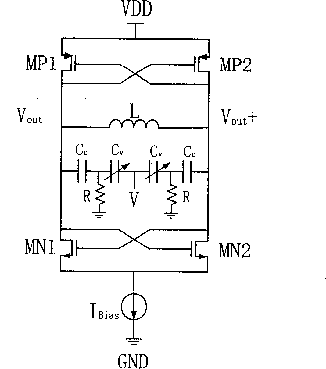 Voltage controlled oscillator for reducing gain surge