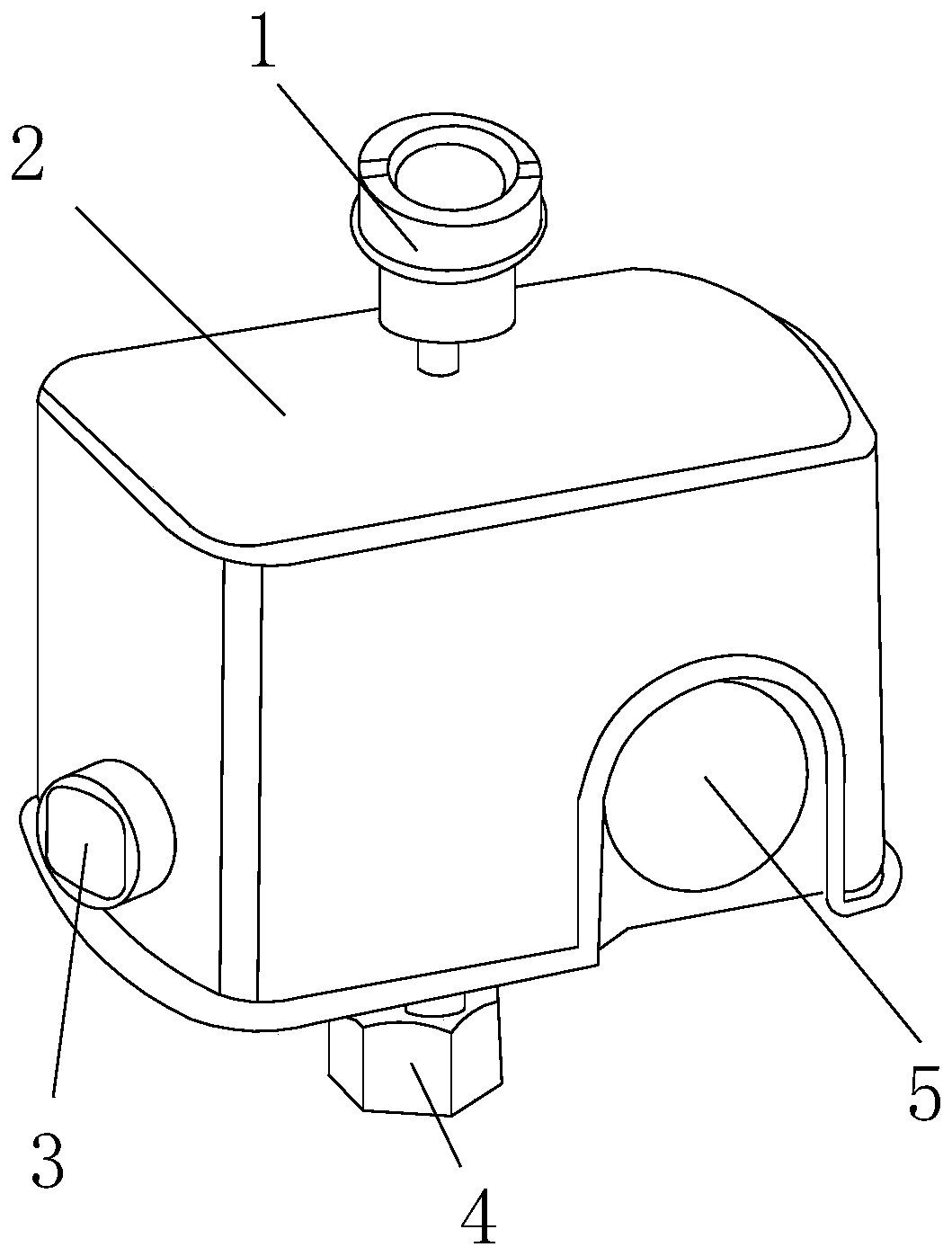 Water flow control structure of a water-cooled multi-unit unit