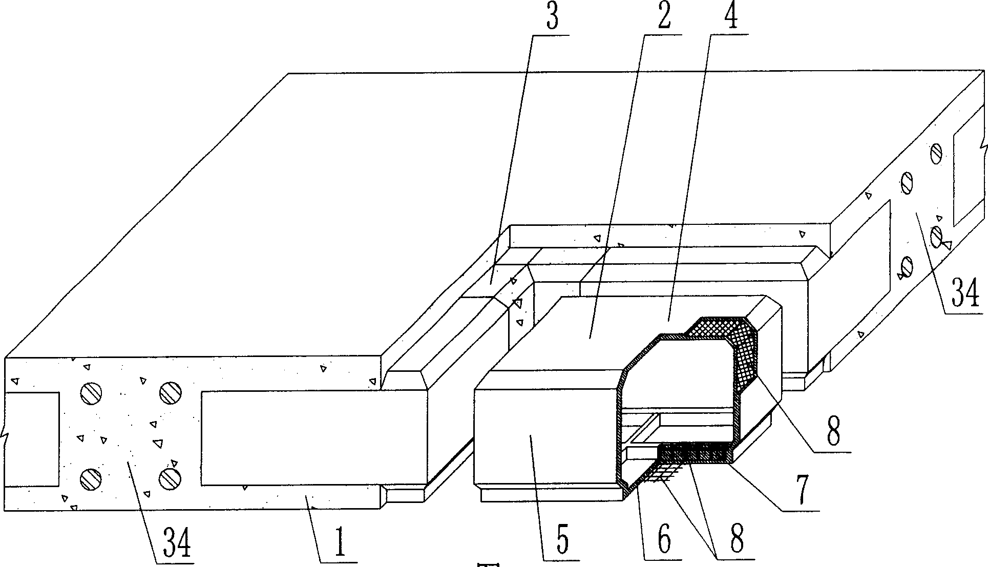 Cast-in-place concrete hollow plate