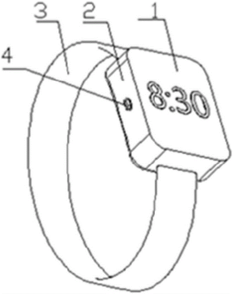 Intelligent bracelet for the aged and control system thereof