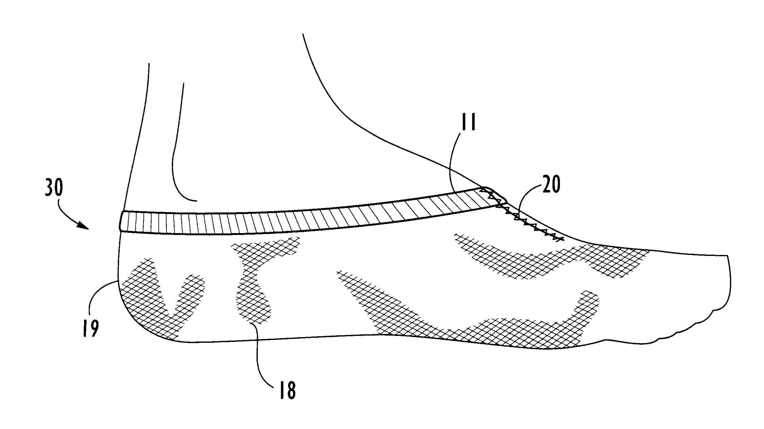 Knitted foot cover and method of manufacture