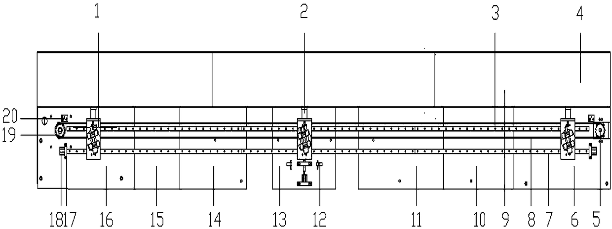 Three-coordinate multi-station automatic measuring device and method