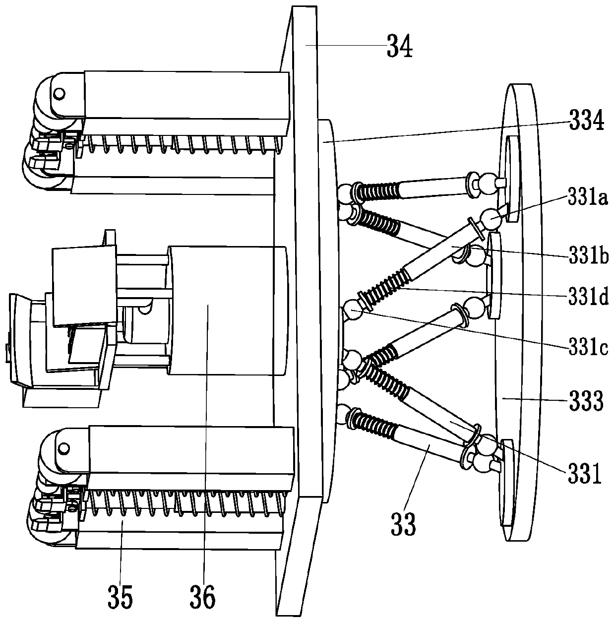 A rotary glaze spraying equipment for daily-use ceramics and its spray glaze process