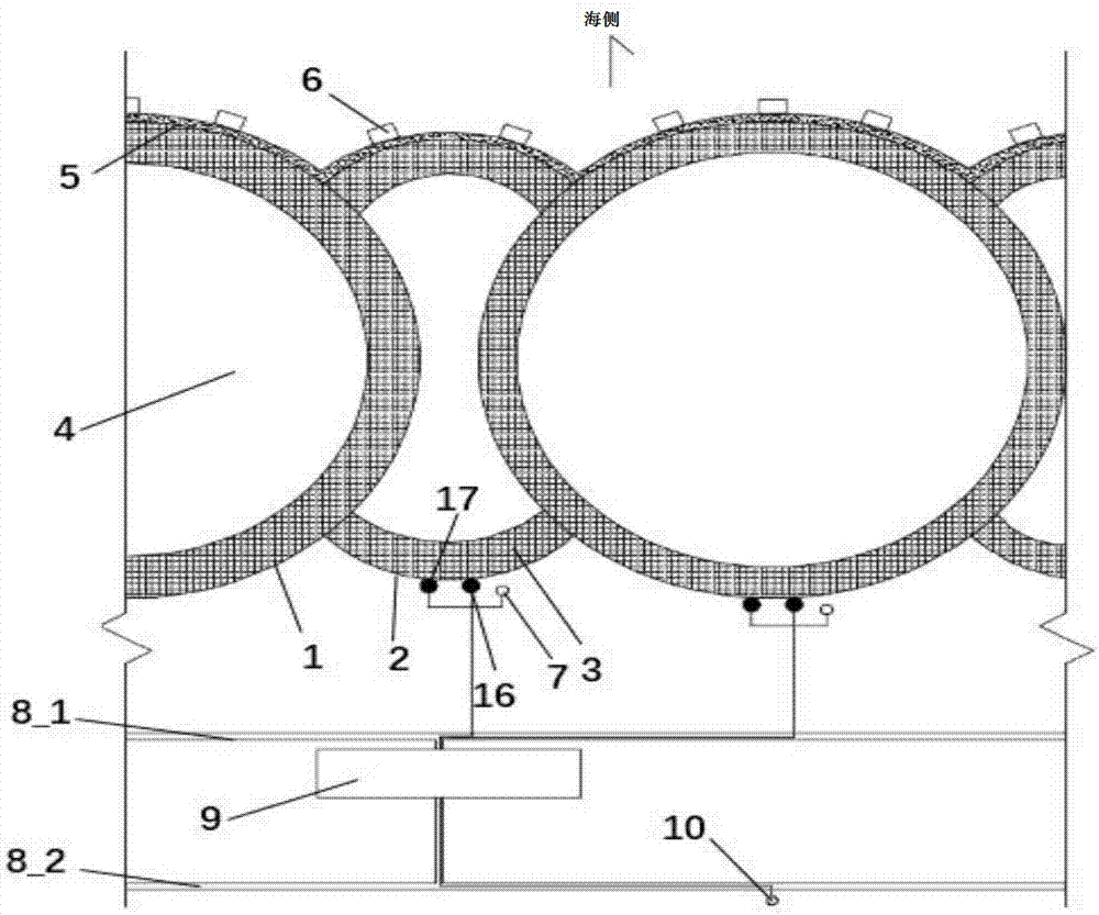 Multi-anti-corrosion protection construction method of sea steel cylinder revetment structure